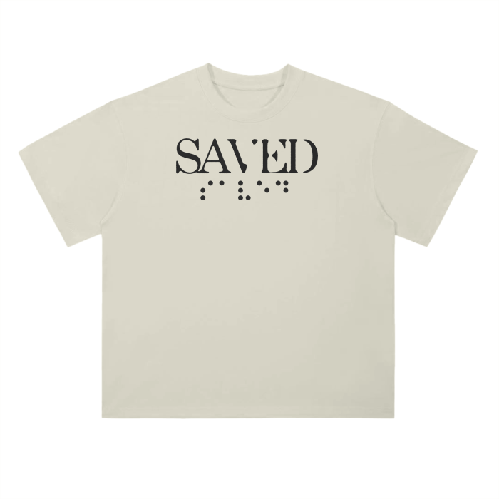 Braille SAVED T-Shirt